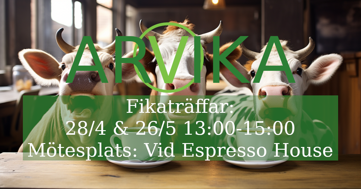 Poster för träffarna